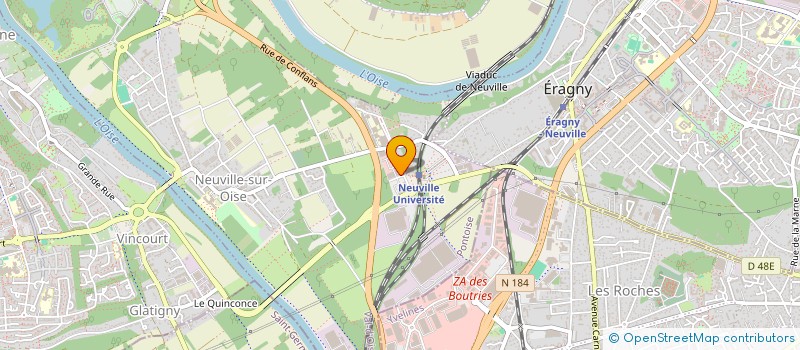 localisation de l'entreprise ENERTRAG GESTION LACAUNE  NEUVILLE-SUR-OISE