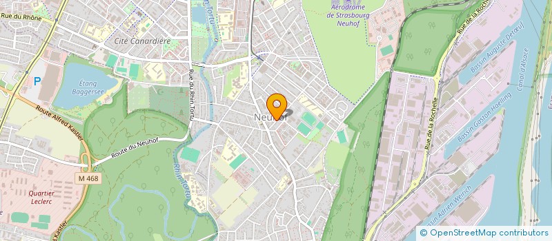 localisation de l'entreprise ENES  STRASBOURG