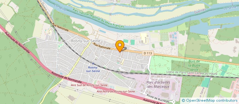 localisation de l'entreprise ENES  ROSNY-SUR-SEINE