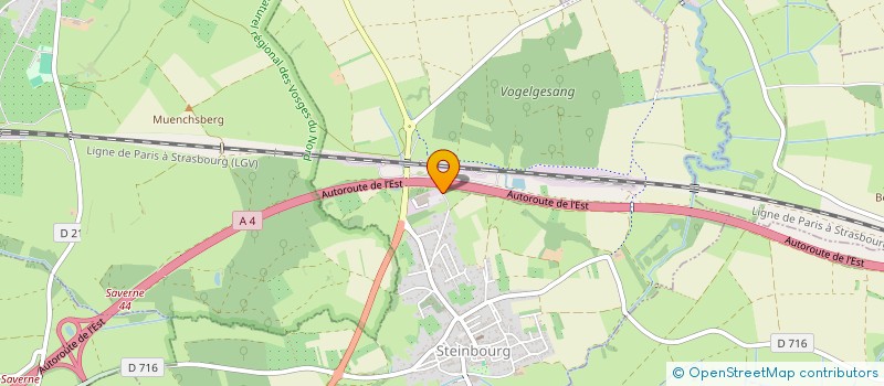 localisation de l'entreprise ENES AUTOS  STEINBOURG