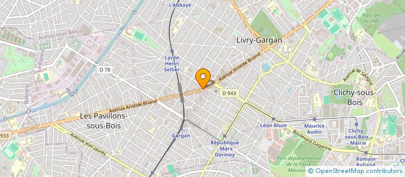 localisation de l'entreprise ENES IDF  LIVRY-GARGAN