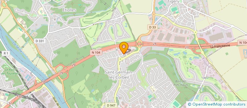 localisation de l'entreprise ENES MACONNERIE à SAINT-GERMAIN-LES-CORBEIL