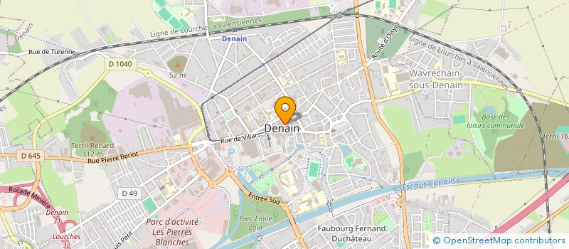 localisation de l'entreprise ENES PASTA à DENAIN