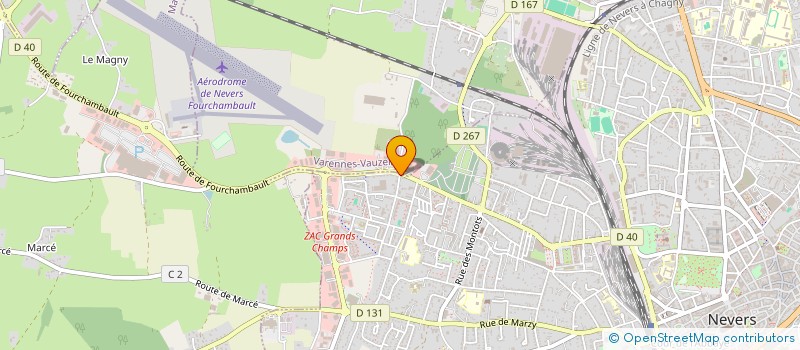 localisation de l'entreprise ENESE à NEVERS