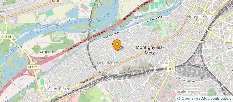 localisation de l'entreprise ENESI CARRELAGE  MONTIGNY-LES-METZ