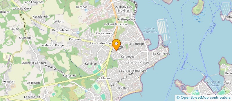 localisation de l'entreprise ENESIA  LARMOR-PLAGE