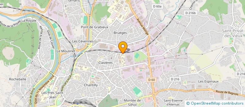 localisation de l'entreprise ENESOL à ALES