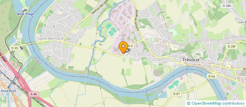 localisation de l'entreprise ENESY à TREVOUX