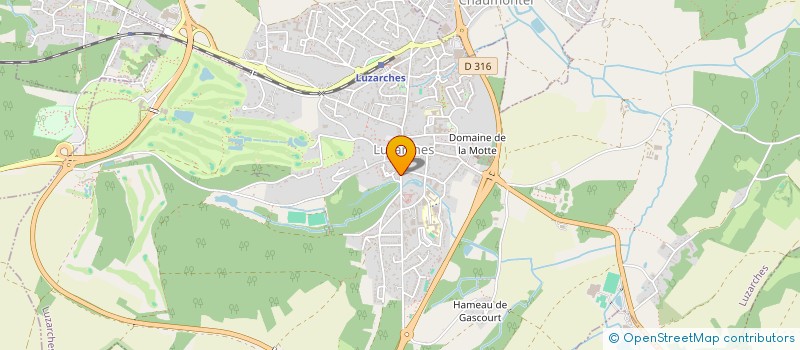 localisation de l'entreprise ENEX LOGISITICS  LUZARCHES