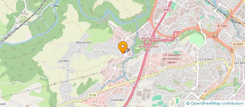 localisation de l'entreprise ENEXTEN à ANNECY