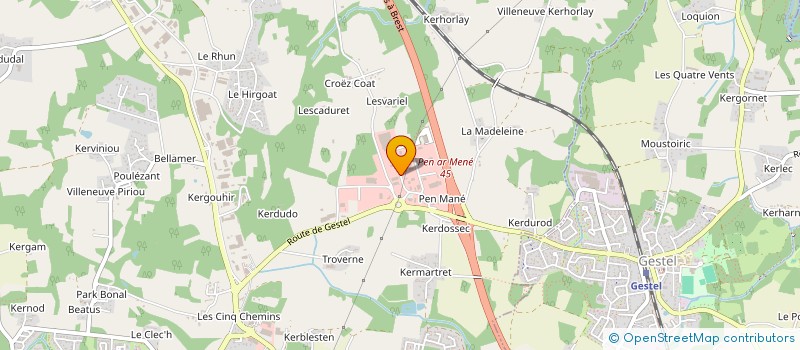 localisation de l'entreprise ENEZ  GUIDEL