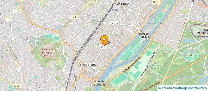 localisation de l'entreprise ENEZ CONSTRUCTION  SURESNES