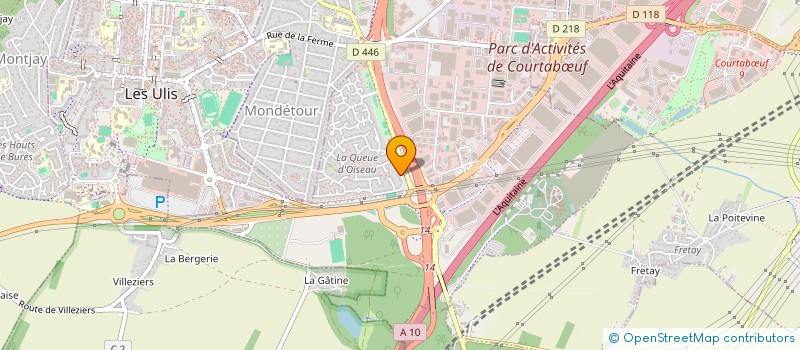 localisation de l'entreprise ENEZ GLAZ UNAN  LES ULIS