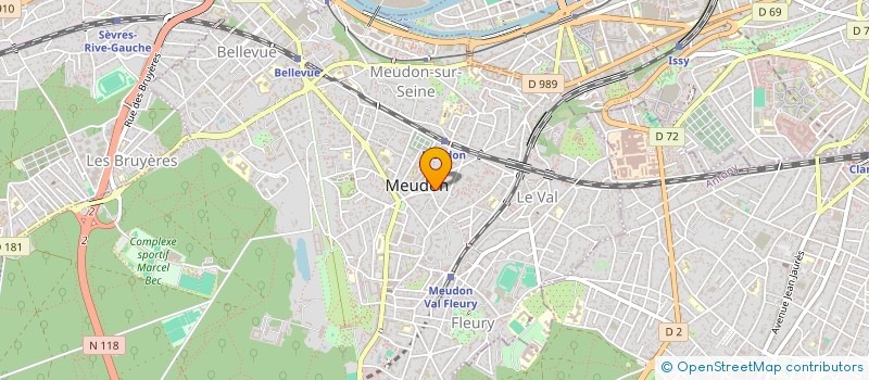 localisation de l'entreprise ENEZ SEGAL à MEUDON