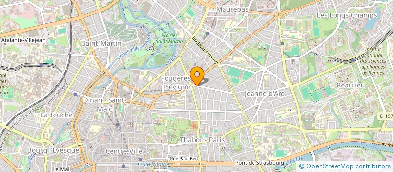 localisation de l'entreprise ENEZ VEUR  RENNES