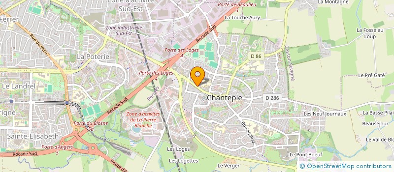 localisation de l'entreprise ENEZENN  CHANTEPIE