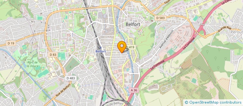 localisation de l'entreprise ENF'ANGES GARDIENS à BELFORT