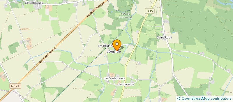 localisation de l'entreprise ENF1  BLAIN