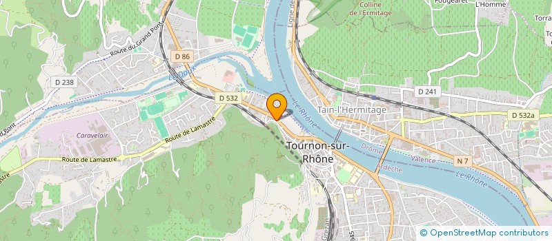 localisation de l'entreprise ENFA à TOURNON-SUR-RHONE