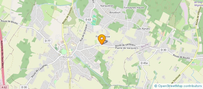 localisation de l'entreprise ENFACE  BOULOC