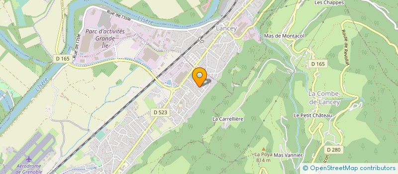 localisation de l'entreprise ENFAIRE METALLERIE à LE VERSOUD