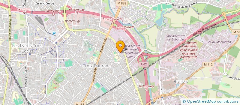 localisation de l'entreprise ENFANCE AFRIQUE AVENIR  TOULOUSE