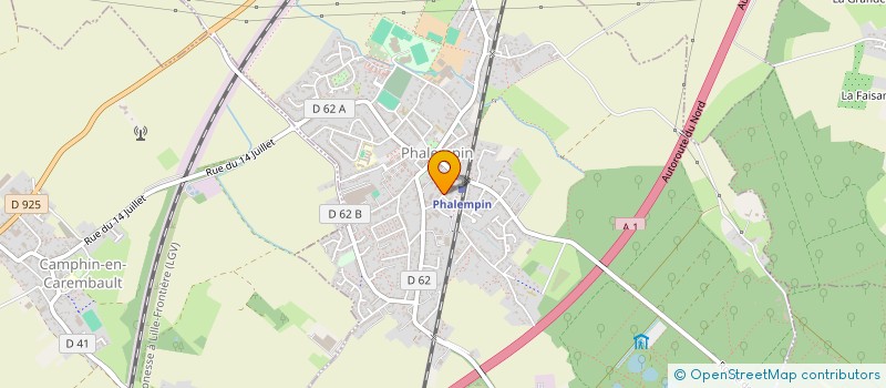 localisation de l'entreprise ENFANCE AFRIQUE & ESPOIR  PHALEMPIN