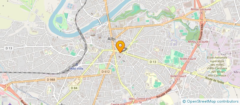 localisation de l'entreprise ENFANCE ALBI à ALBI