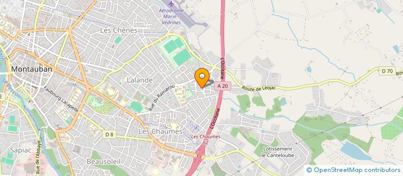 localisation de l'entreprise ENFANCE AVENIR DE MADA  MONTAUBAN