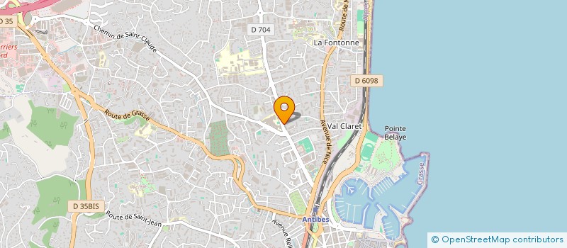 localisation de l'entreprise ENFANCE DU MONDE à ANTIBES