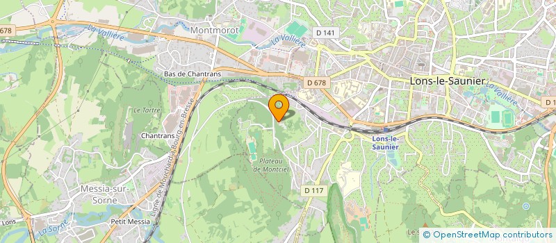 localisation de l'entreprise ENFANCE ET CULTURE DU JURA à LONS-LE-SAUNIER