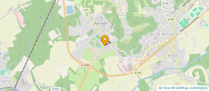 localisation de l'entreprise ENFANCE ET ESPOIR à LAON