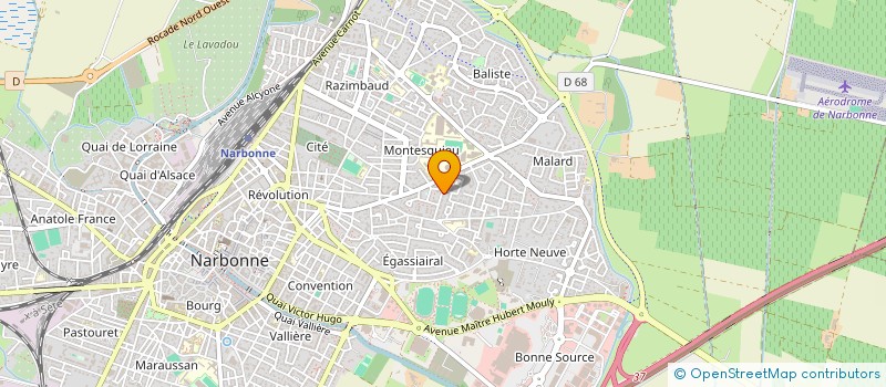 localisation de l'entreprise ENFANCE ET FAMILLE D'ADOPTION  NARBONNE