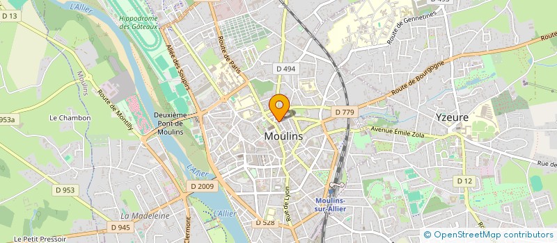 localisation de l'entreprise ENFANCE ET FAMILLE D' ADOPTION DE L' ALLIER à MOULINS