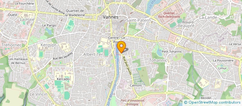 localisation de l'entreprise ENFANCE ET FAMILLES D'ADOPTION à VANNES