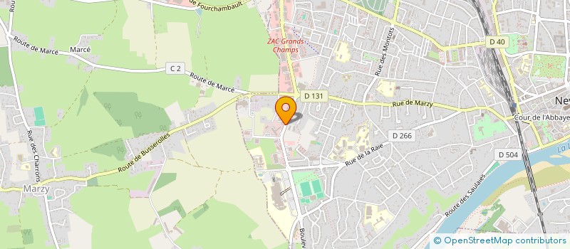localisation de l'entreprise ENFANCE ET FAMILLES D'ADOPTION DE LA NIEVRE à NEVERS