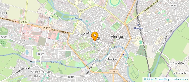 localisation de l'entreprise ENFANCE ET FAMILLES D'ADOPTION ORNE à ALENCON