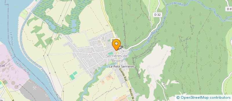 localisation de l'entreprise ENFANCE ET LOISIRS à SERRIERES-DE-BRIORD