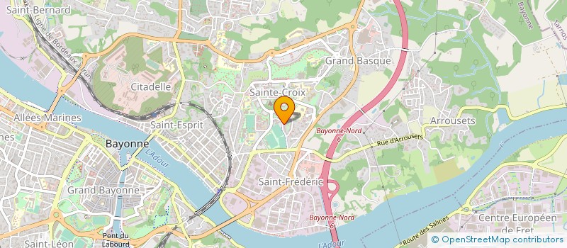 localisation de l'entreprise ENFANCE ET LOISIRS à BAYONNE