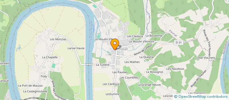 localisation de l'entreprise ENFANCE ET LOISIRS ACCUEIL PERISCOLAIRE à TREMOLAT