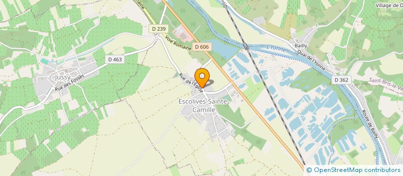 localisation de l'entreprise ENFANCE ET LOISIRS DU SUD AUXERROIS à ESCOLIVES-SAINTE-CAMILLE