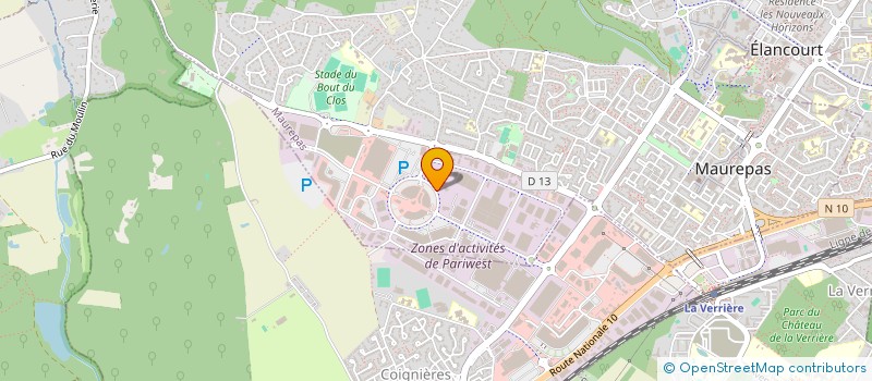 localisation de l'entreprise ENFANCE ET LOISIRS URBAINS  MAUREPAS