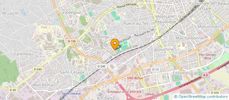 localisation de l'entreprise ENFANCE ET MALNUTRITION à NIMES