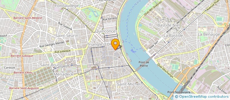 localisation de l'entreprise ENFANCE ET PARTAGE AQUITAINE à BORDEAUX