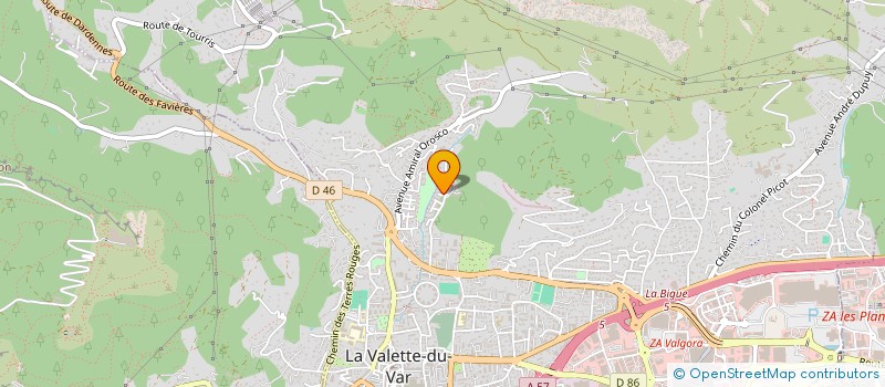 localisation de l'entreprise ENFANCE ET PARTAGE DU VAR COMITE LOCAL à LA VALETTE DU VAR