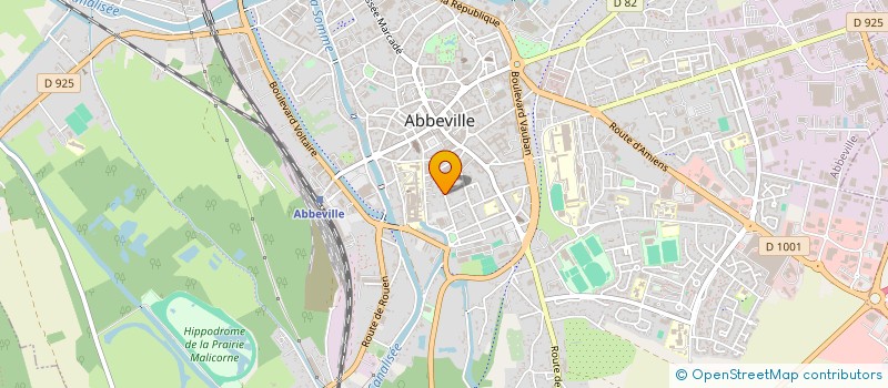 localisation de l'entreprise ENFANCE ET PARTAGE SOMME  ABBEVILLE
