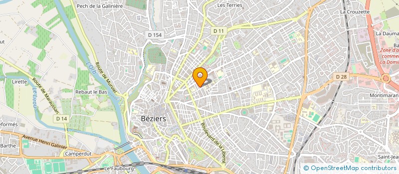 localisation de l'entreprise ENFANCE ET SOUTIEN à BEZIERS