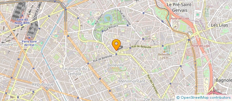 localisation de l'entreprise ENFANCE FAMILLE DISPENSAIRE  PARIS