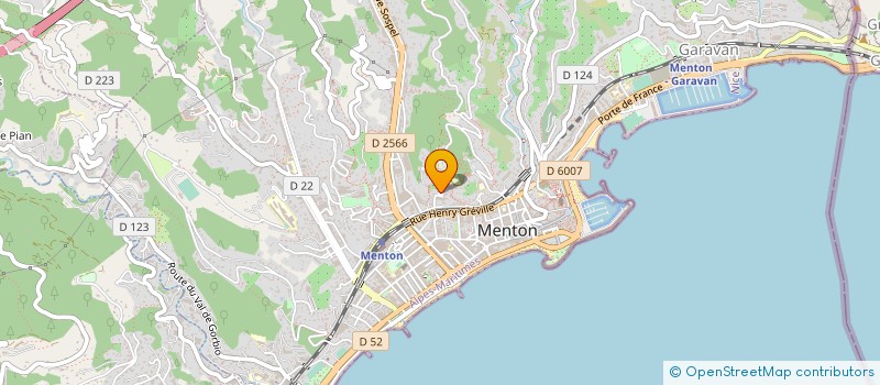 localisation de l'entreprise ENFANCE INADAPTEE AVENIR  MENTON