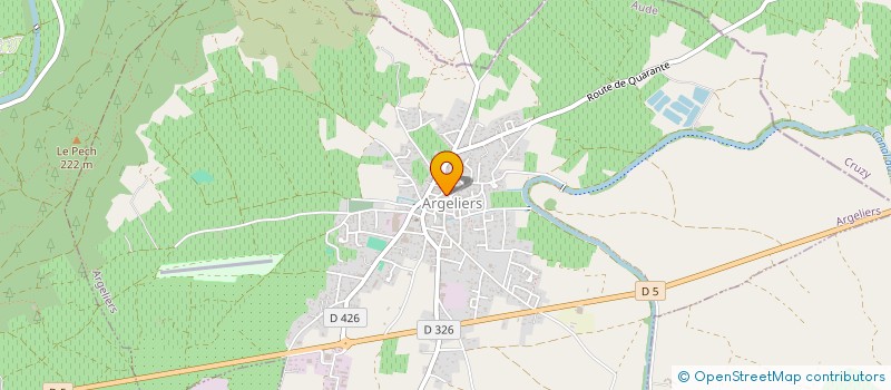 localisation de l'entreprise ENFANCE LOISIRS ARTS ET NATURE  ARGELIERS